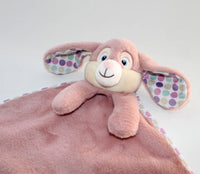 Pink Rabbit Blanket Large