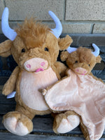 Combo- Highland cow and snuggle blanket