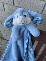 Blue Rabbit Blanket Large