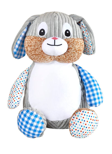 Patchwork Blue Bunny