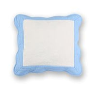 Heirloom cushion cover - BLUE AND WHITE