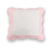 Heirloom cushion cover - PINK AND WHITE