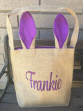 Easter Bunny Bag - Hessian