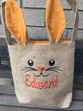 Easter Bunny Bag - Hessian