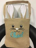 Easter Bunny Bag - Hessian