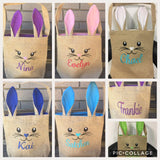 Easter Bunny Bag - Hessian