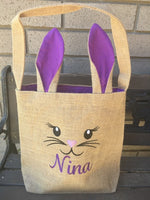 Easter Bunny Bag - Hessian