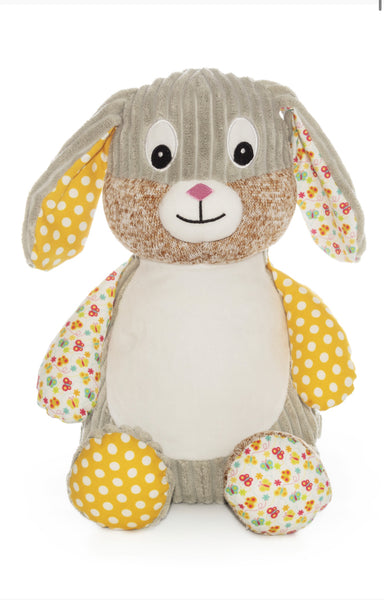 Patchwork sunny yellow Bunny