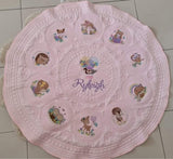 Pink Heirloom Round Playmat