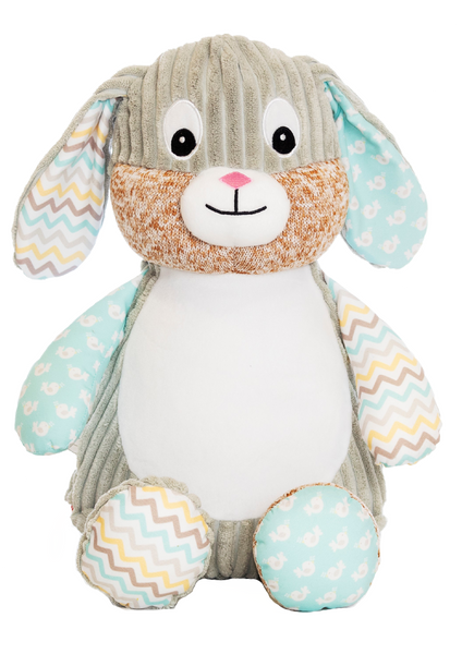 Patchwork mint bunny