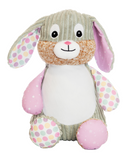 Patchwork Spotty pink bubblegum Bunny